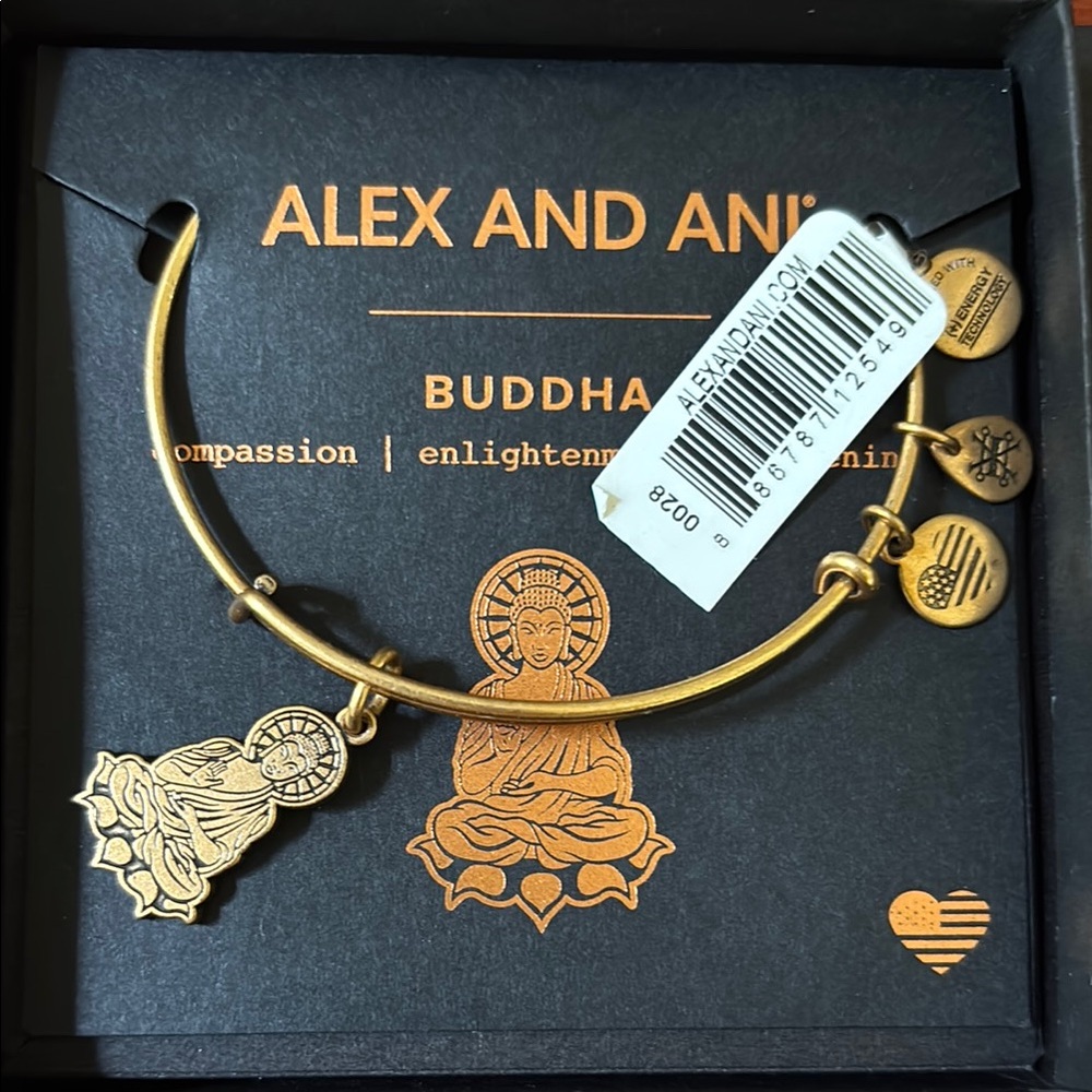 Alex and Ani Buddha Bracelet NWT